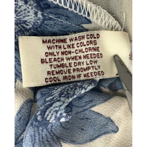 Mudd Tank Top XS Blue Sunflower Boho Y2K Indie Sleeveless Flowy Festival Floral - Picture 5 of 7